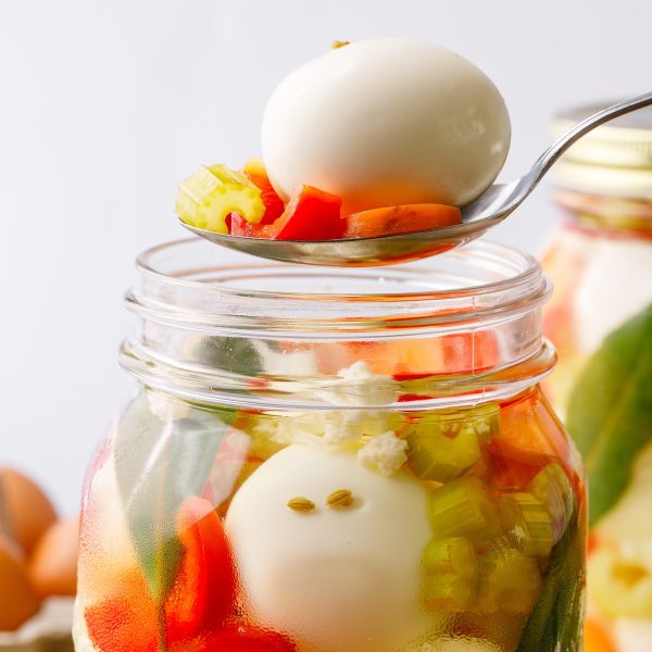 Giardiniera Pickled Eggs